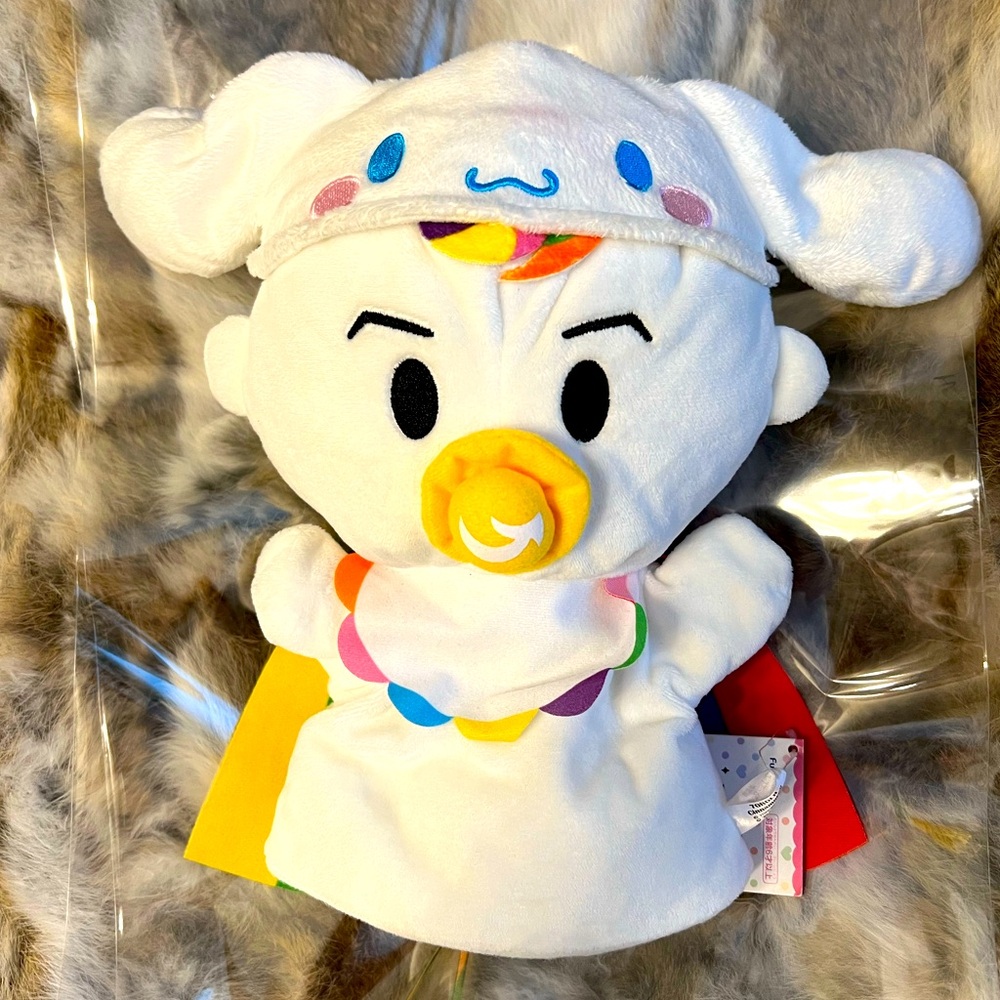 Sanrio Character Cinnamonroll Big Plush Toreba 10" unique Puppet